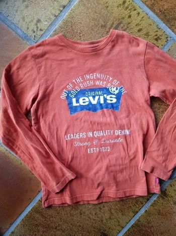 Tee shirt garçon Levis 12ans manches longues