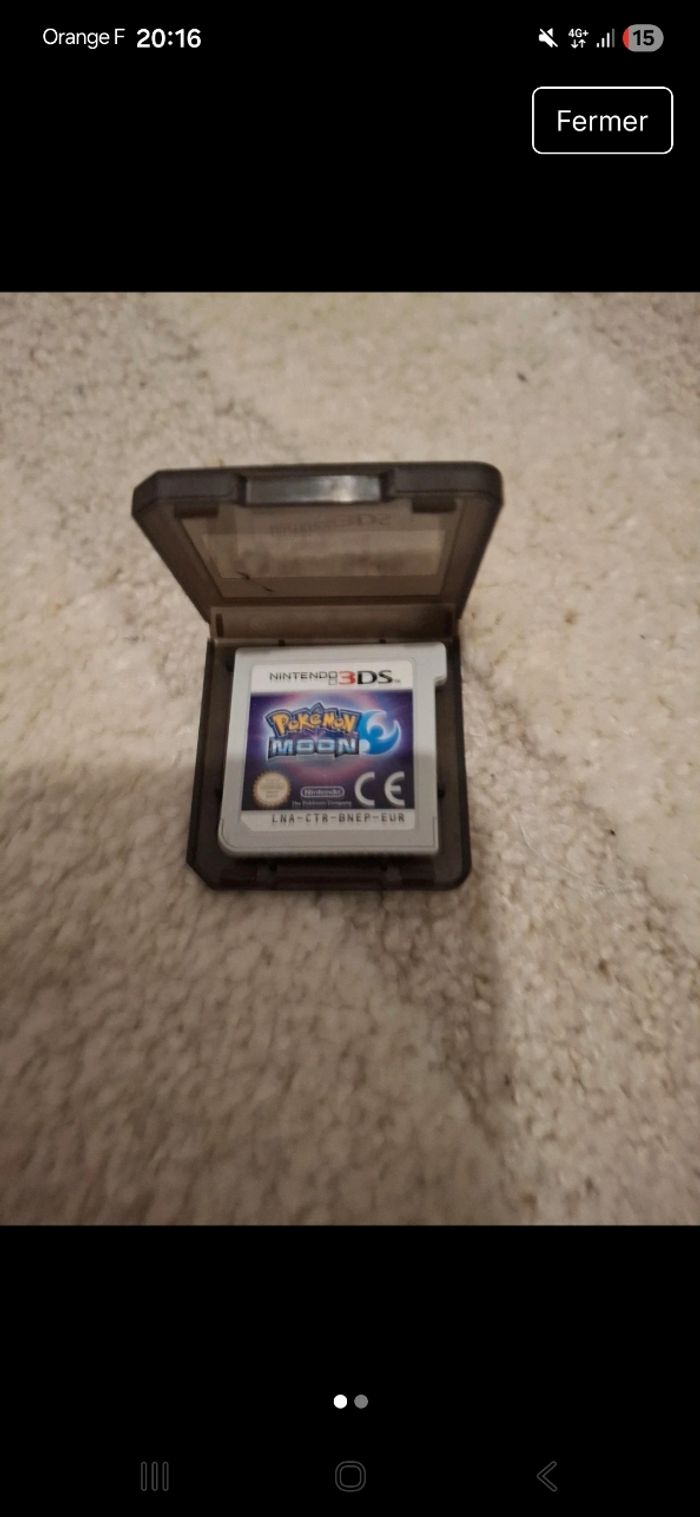 Jeu 3ds pokemon lune
