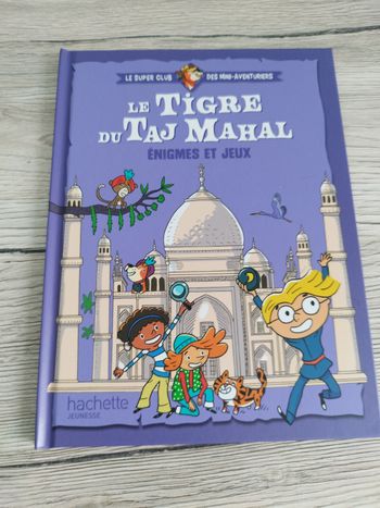 Livre McDo MacDo le tigre du Taj Mahal