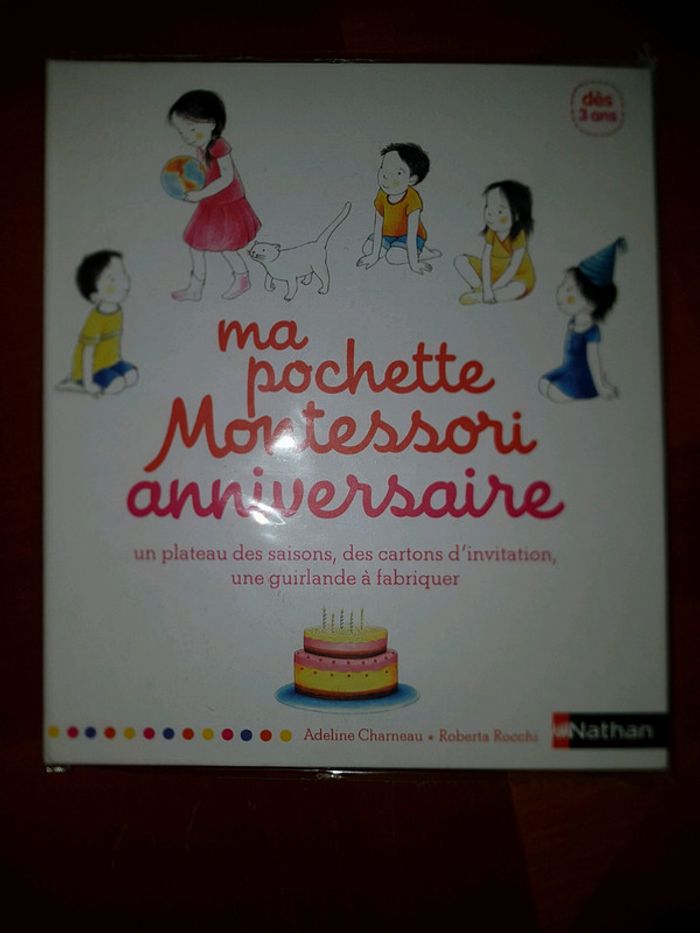 Pochette anniversaire Montessori Neuf