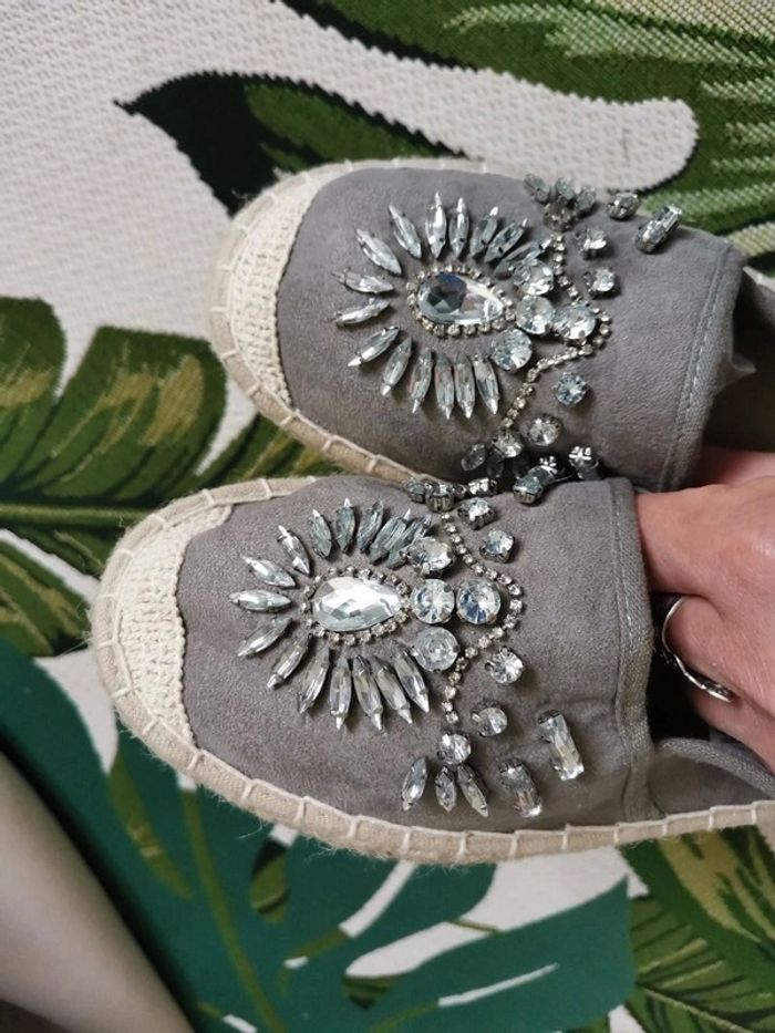 Espadrilles avec strass - photo numéro 7