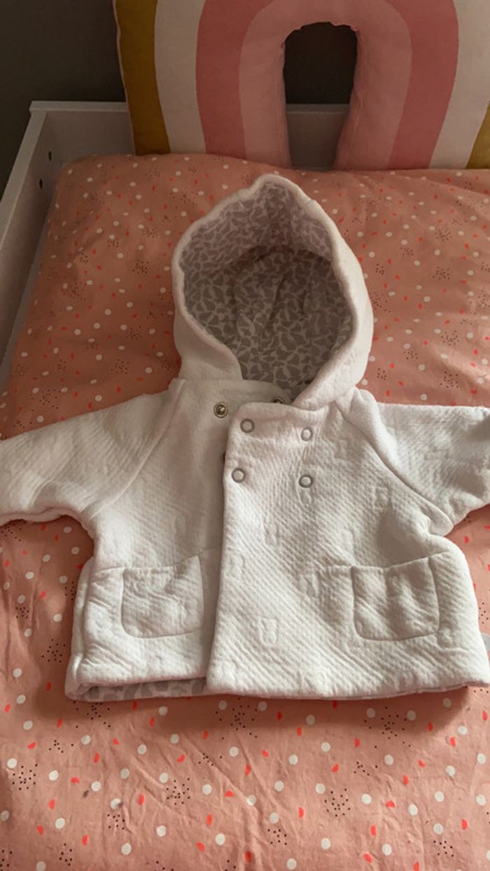 Veste okaidi blanche