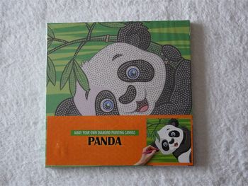 Toile Diamond Painting "Panda" neuf pour enfants (âge minimum : + 6 ans)