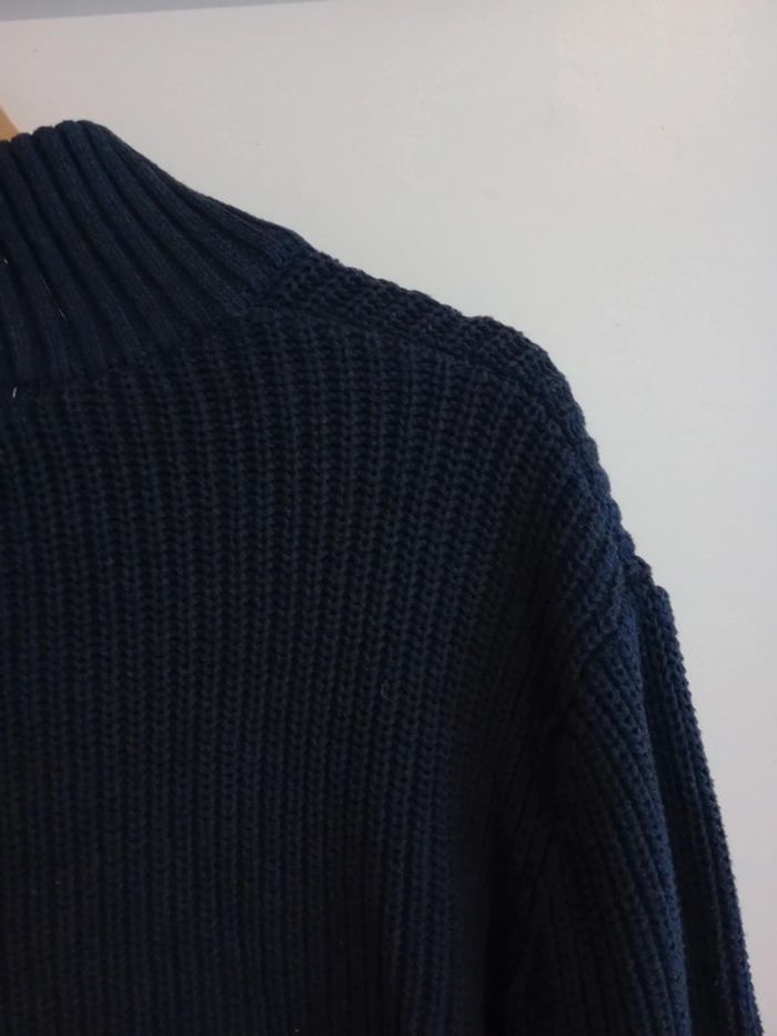 Pull homme type camionneur XXL bleu marine c86 - photo numéro 7