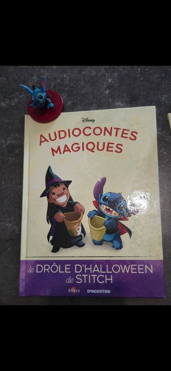 Livre et figurine 104 des audiocontes Magiques altaya audio conte audio compte disney