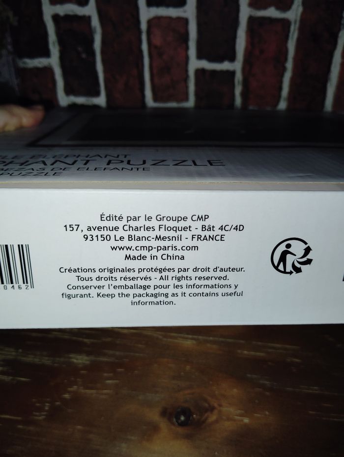 Puzzle éléphant 1000 pièces - photo numéro 3