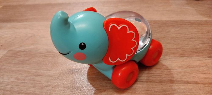 Éléphant à pousser Fisher Price excellent état - photo numéro 2