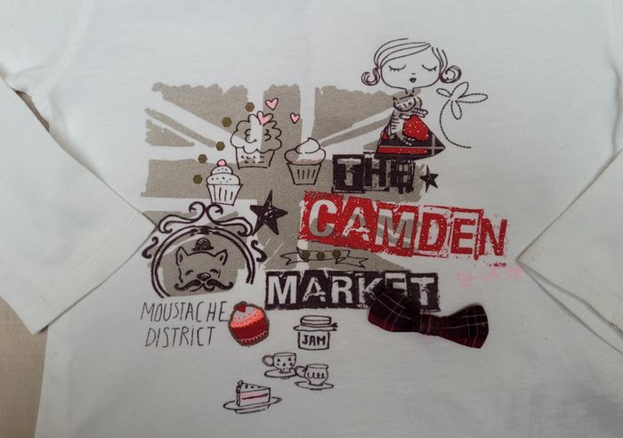 T-shirt manches longues fille - photo numéro 2