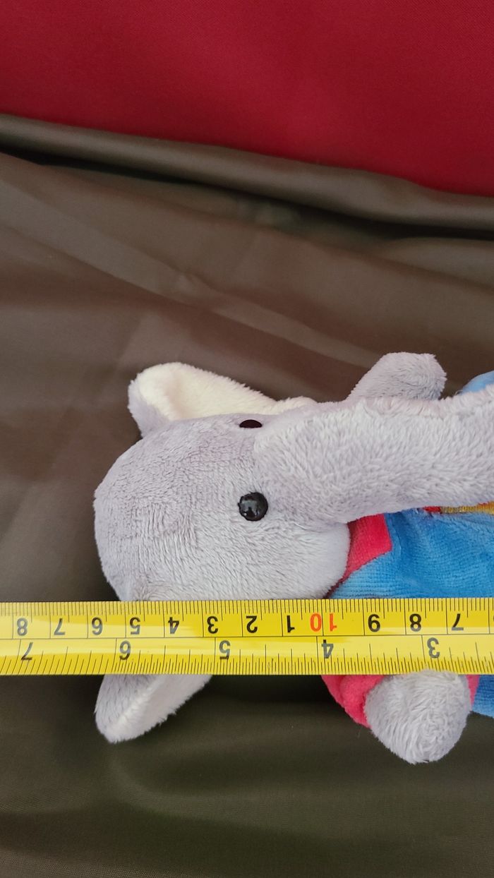 badou le fils de babar doudou peluche les aventures de badou bleu rouge - photo numéro 4