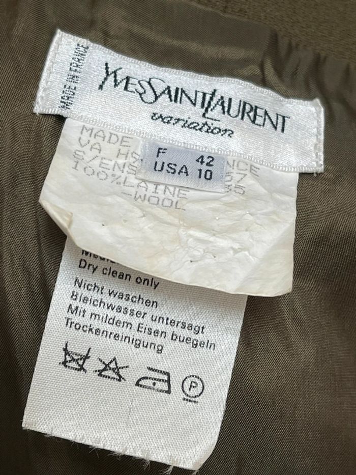 Tailleur 3 pièces veste jupe Yves Saint Laurent Vintage 🌸 - photo numéro 11