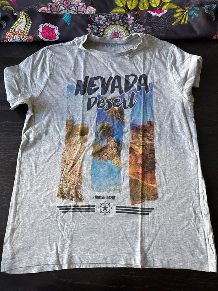 Teeshirt gris ado garçon