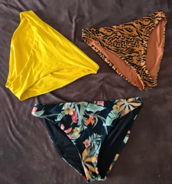 3 bas de maillots femme M H&M Parfait état