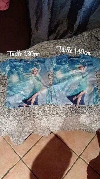 Lot de 2 t-shirt Reine des neige