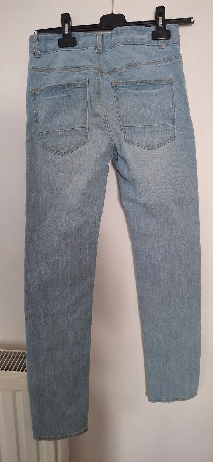 Jean Slim Kiabi Bleu Clair (Taille XXS pour Ado ~12 ans) - photo numéro 3