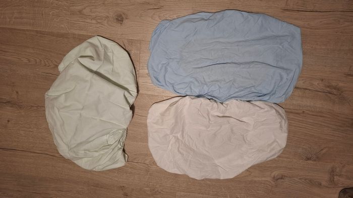 Lot 1 alèse et 2 draps housse pour couffin - photo numéro 2