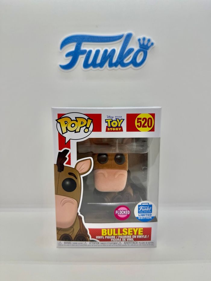 Funko Pop Toy Story Bullseye 520 Flocked Funko Exclusive