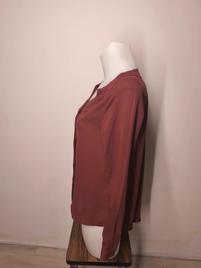 Chemise Vero Moda Femme Taille XS Bordeaux - photo numéro 3