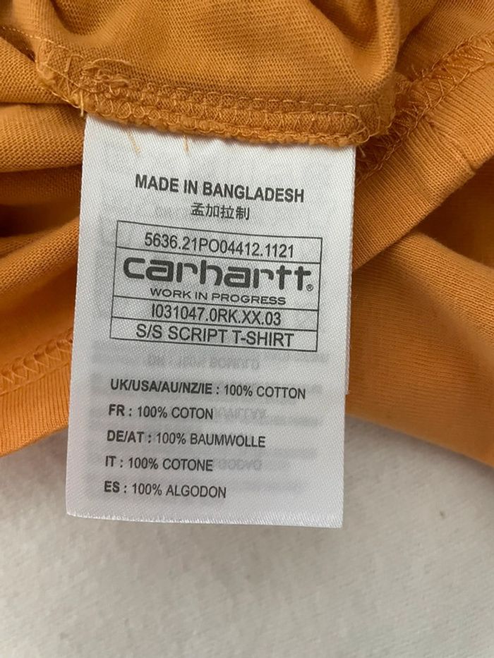 T-shirt carhartt - photo numéro 4