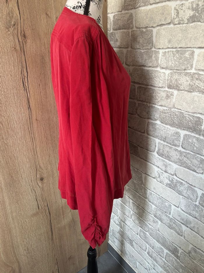 Chemisier rouge taille XL - photo numéro 4