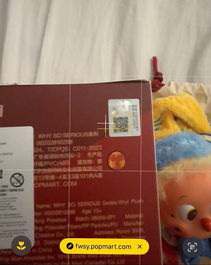 Popmart - Why so serious Series - Vinyl Plush Pendant « Rainbow jelly bean » - photo numéro 5