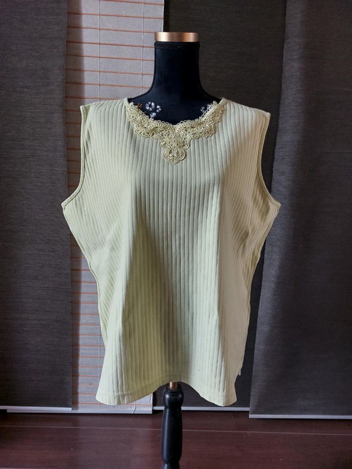 Débardeur jaune vert