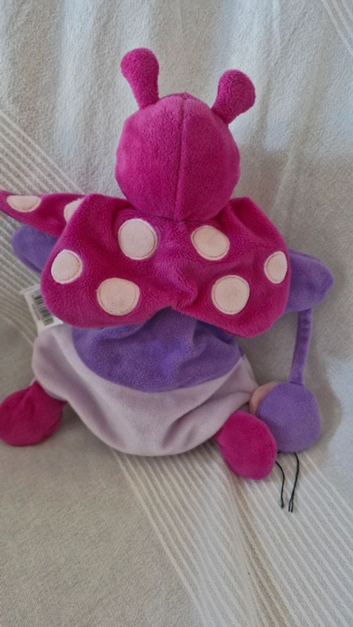 Doudou marionnette coccinelle framboiselle Doudou et compagnie - photo numéro 5