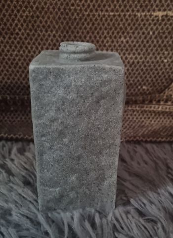 Vase gris style pierre