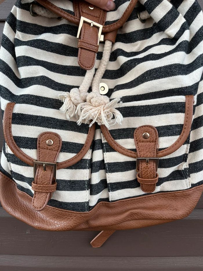 Sac à dos rayé Pimkie - photo numéro 5