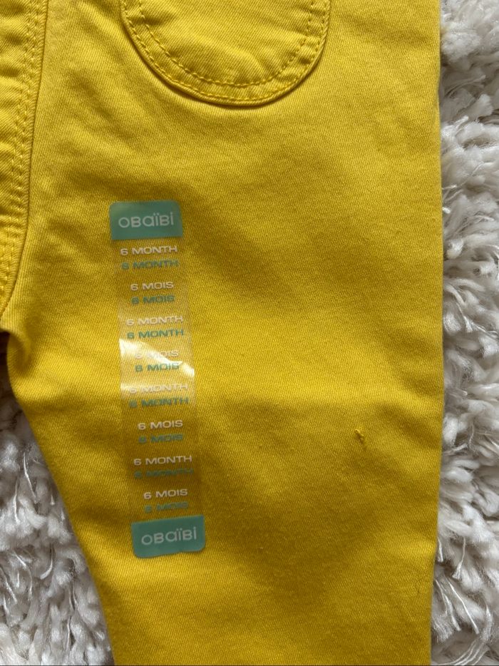 Pantalon bébé fille jaune - photo numéro 5