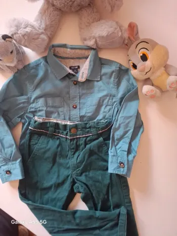 Lot 3 ans garcon chemise+pantalon