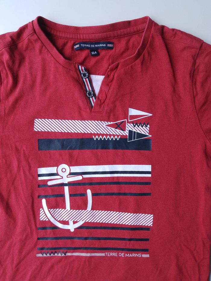 Tee-shirt garçon 10 ans Terre de Marins - photo numéro 4