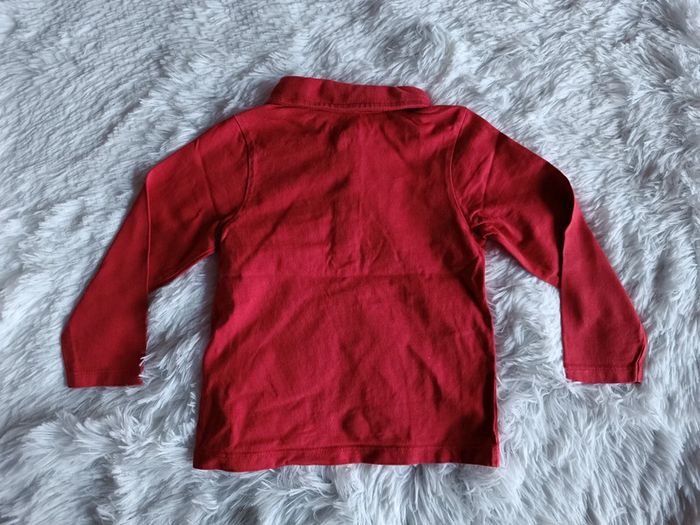 Polo manches longues rouge T. 23 mois Orchestra - photo numéro 5