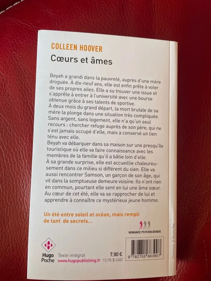 Livre de poche collen hoover « cœurs et âmes » - photo numéro 2