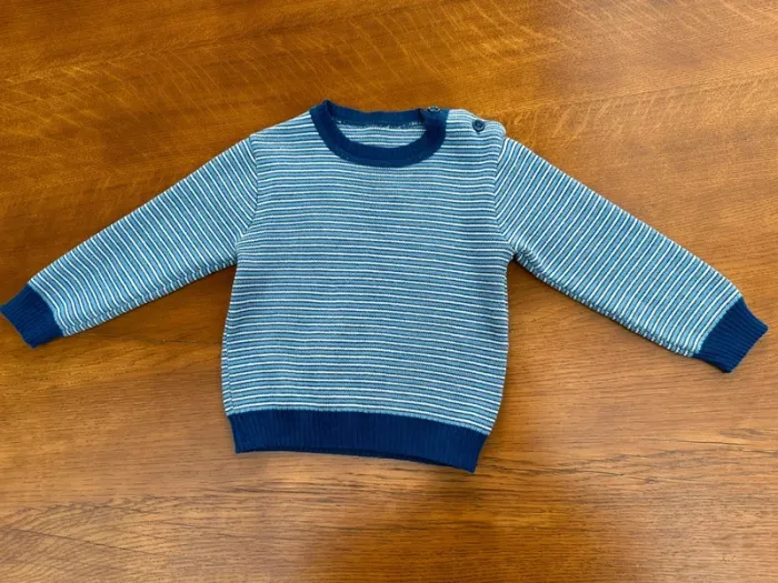Pull rayé blue Crylor 2 ans