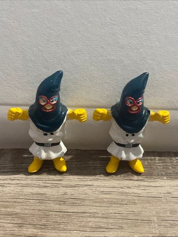 Lot 2 Figurine Mighty Mask Dragon Ball DBZ Bandai Toys BS STA figure AB rare 1989