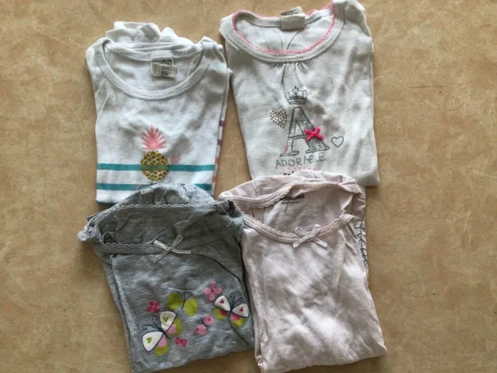 Maillots de corps fille 4ans