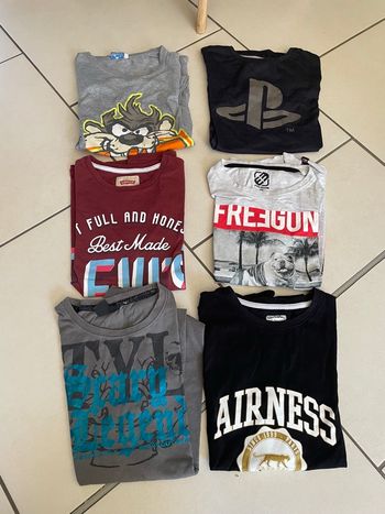 Lot t-shirt garçon 14 ans 