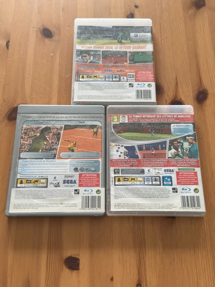 Lot de jeux Virtua Tennis - TBE - PS3 - photo numéro 2