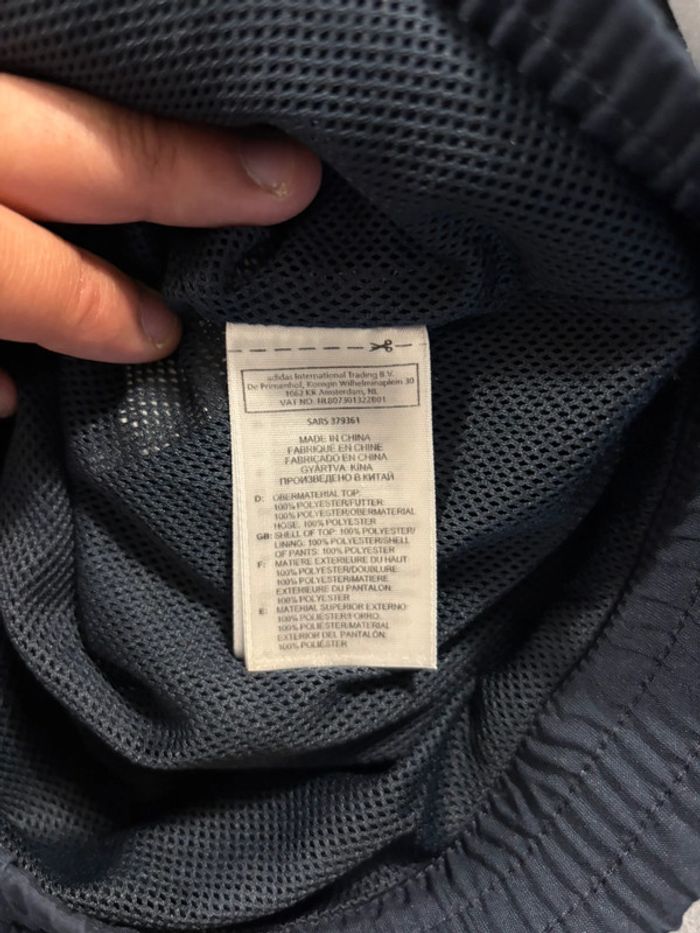 Ensemble de survêtement Adidas Vintage Brodé Bleu marine et gris Taille XS - photo numéro 8