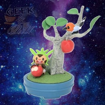 Figurine Re-Ment Pokémon - Bonsaï 2 - Marisson et Passerouge