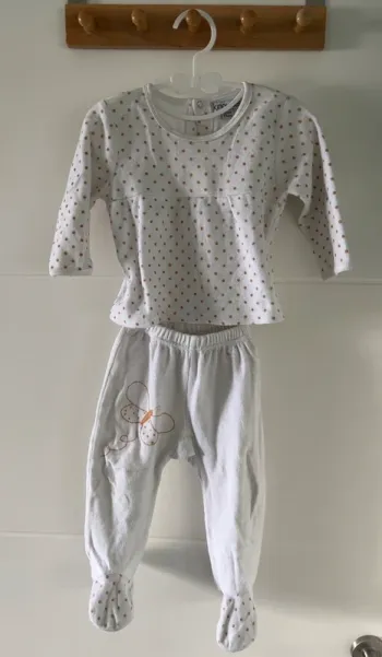 Pyjama veloursbébé fille