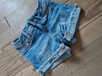 Short en jeans