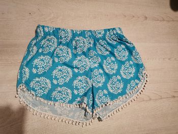 Short bohème taille élastique
