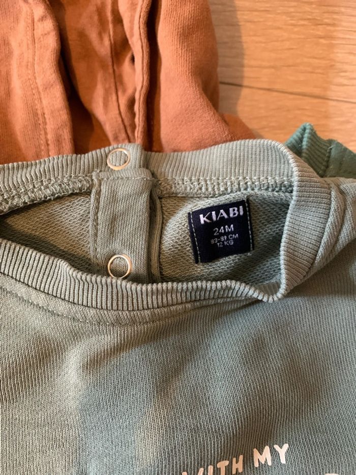 Lot 2 pulls + 1 gilet zippé en 24 mois Kiabi et Vertbaudet - photo numéro 5
