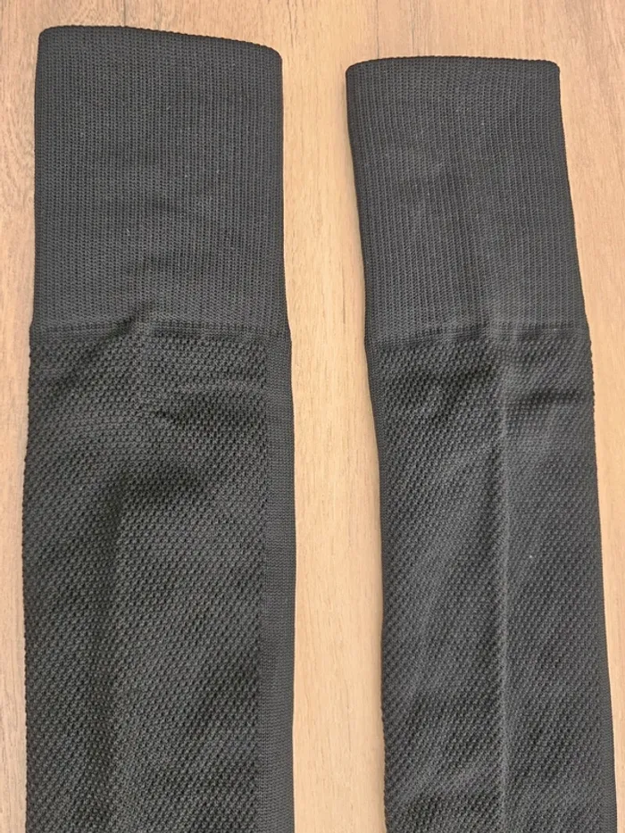 Manchons surchaussette chaussettes sport football noir - photo numéro 8