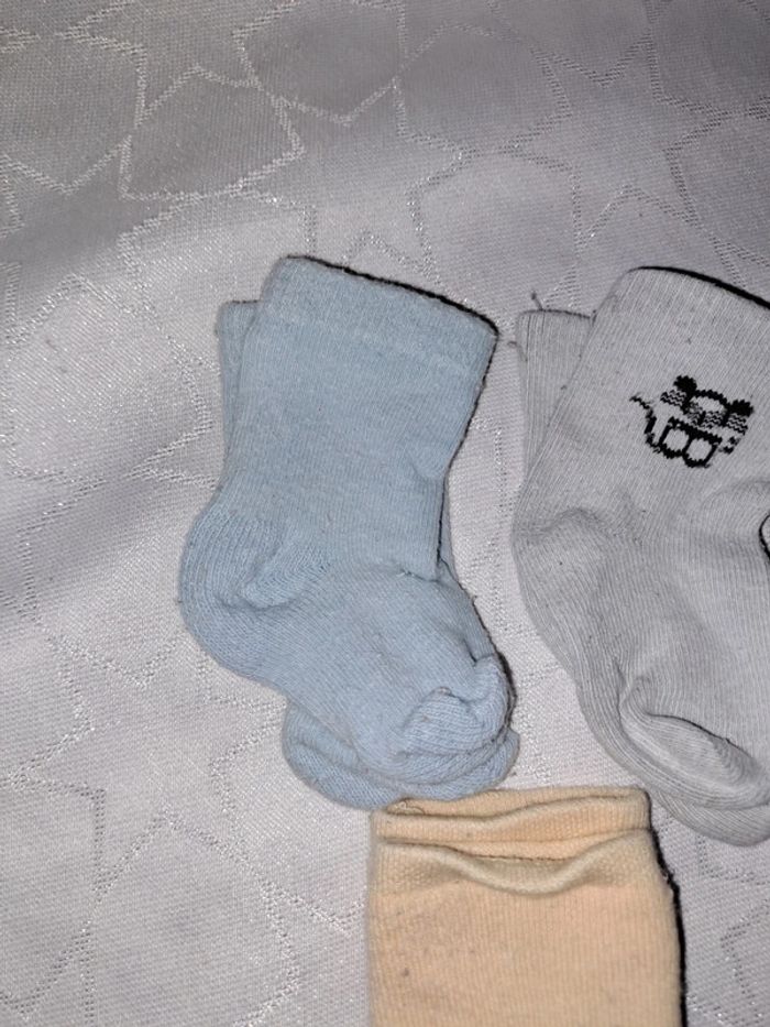 Paire de chaussette naissance - photo numéro 3
