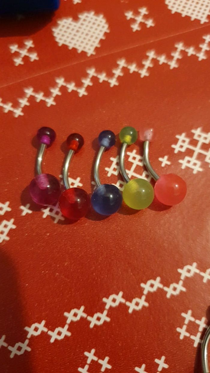 Lot de 31 piercing nombril
