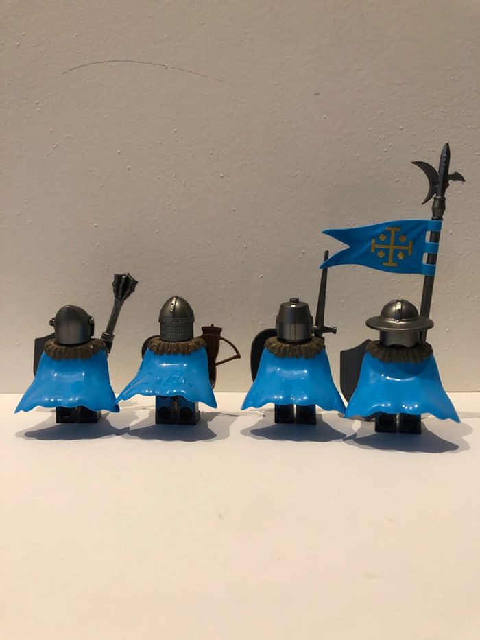Figurine type lego 4 soldats templiers. Templiers - photo numéro 8