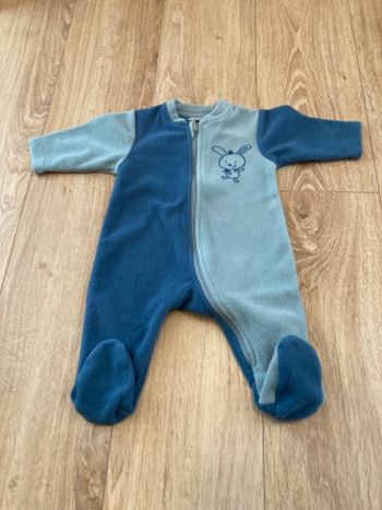 Pyjama en velours 3 mois