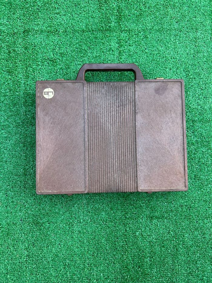 Mallette vintage Lefranc & Bourgeois – Made in France – 29 x 25,5 x 5